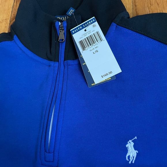 Polo Ralph Lauren 67 Alpine Racing 1/4 Zip Sweatshirt Sweater NWT Size Medium - Picture 8 of 9